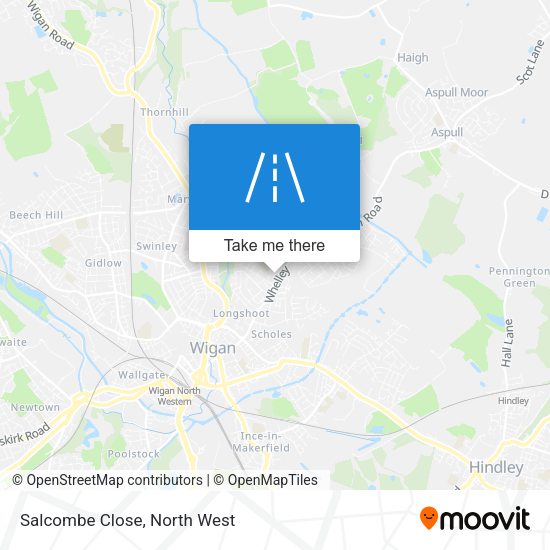 Salcombe Close map