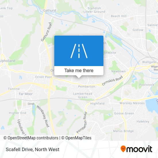 Scafell Drive map