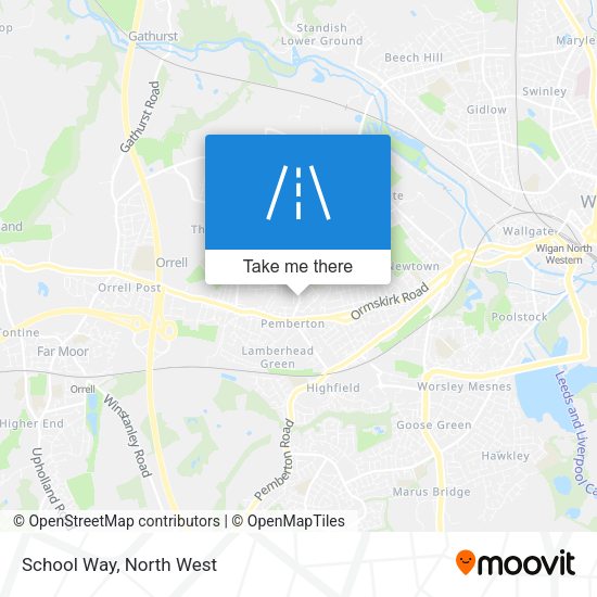 School Way map