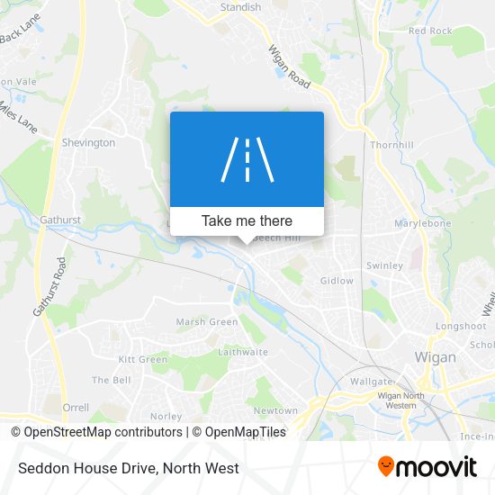 Seddon House Drive map