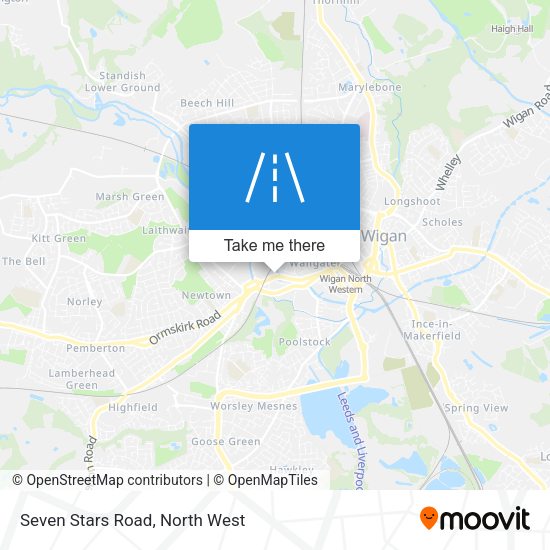 Seven Stars Road map