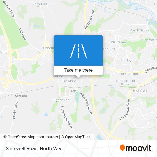 Shirewell Road map