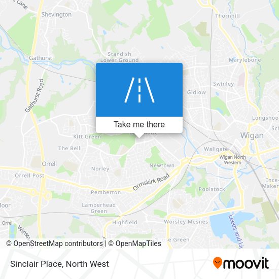 Sinclair Place map