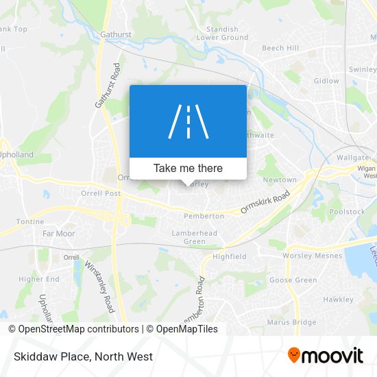 Skiddaw Place map