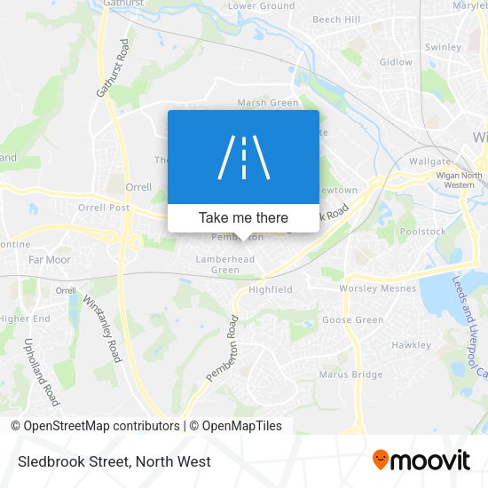 Sledbrook Street map