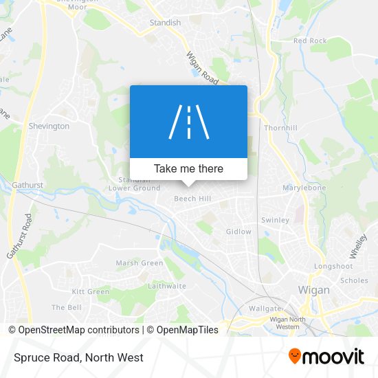 Spruce Road map