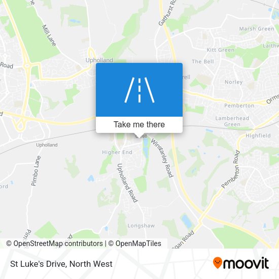 St Luke's Drive map