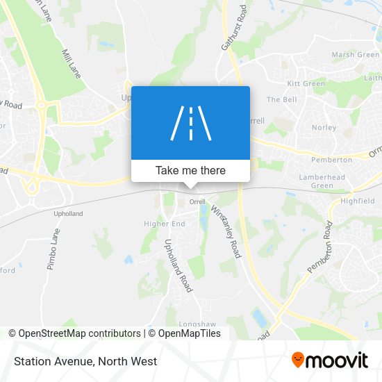 Station Avenue map