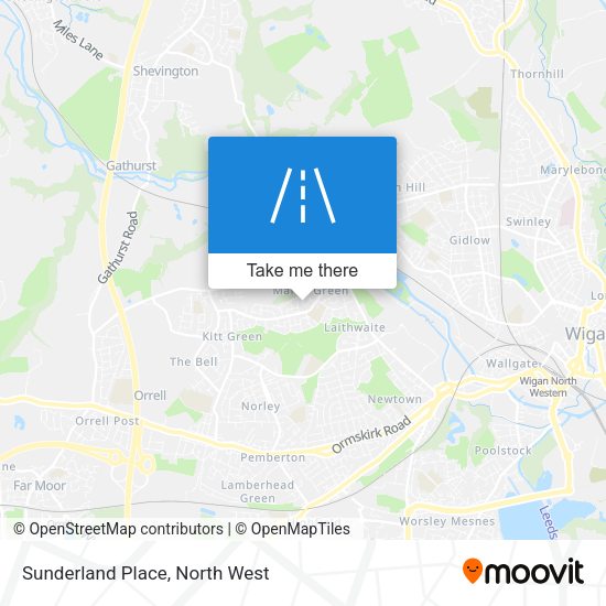 Sunderland Place map