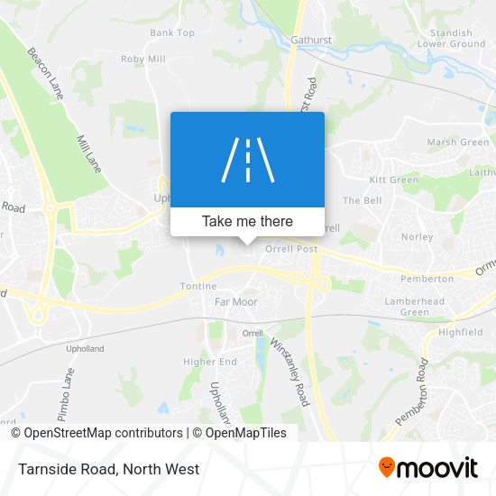 Tarnside Road map