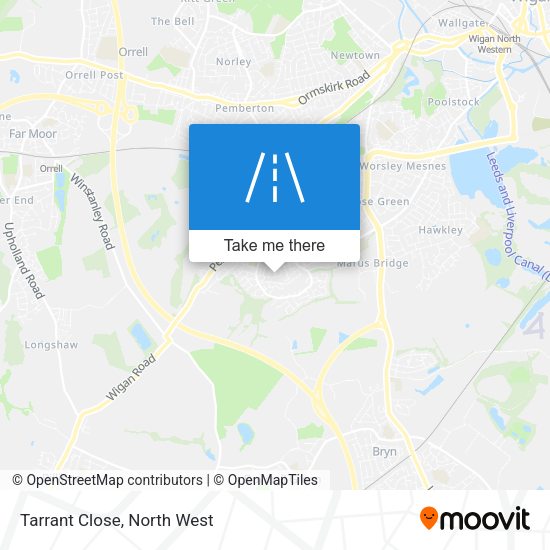 Tarrant Close map