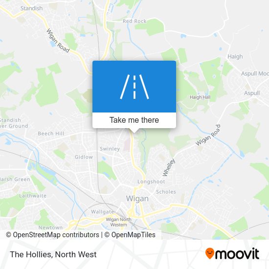 The Hollies map