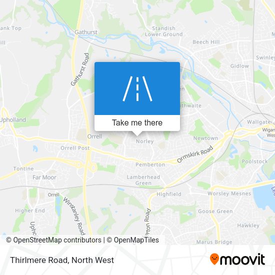 Thirlmere Road map