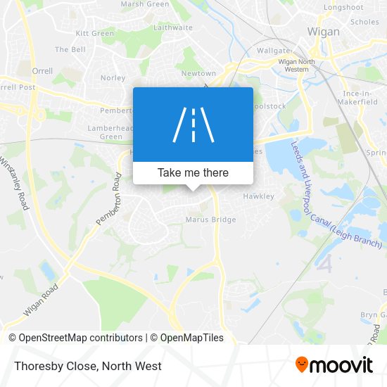 Thoresby Close map