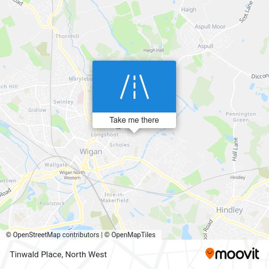 Tinwald Place map