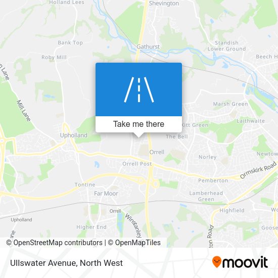 Ullswater Avenue map