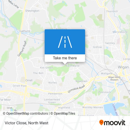 Victor Close map