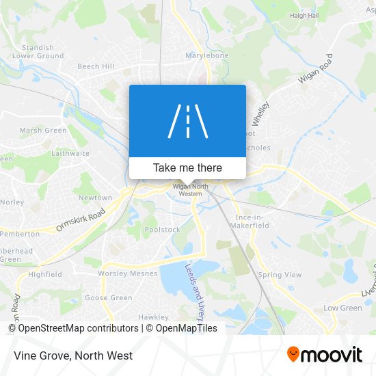 Vine Grove map