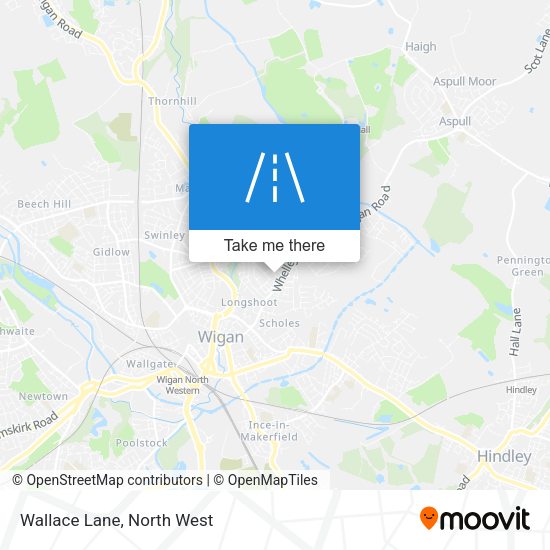 Wallace Lane map