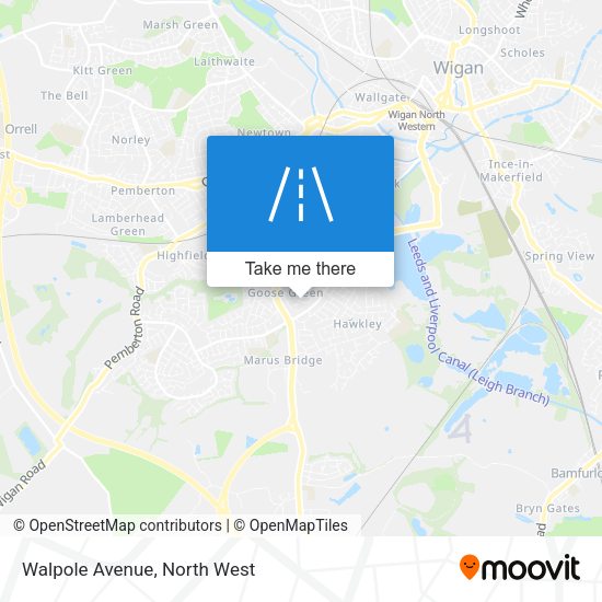 Walpole Avenue map