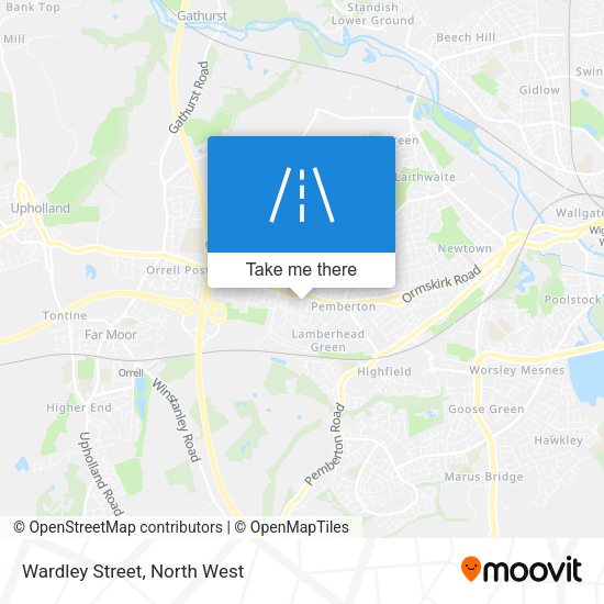 Wardley Street map