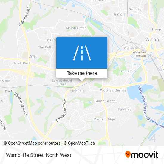 Warncliffe Street map