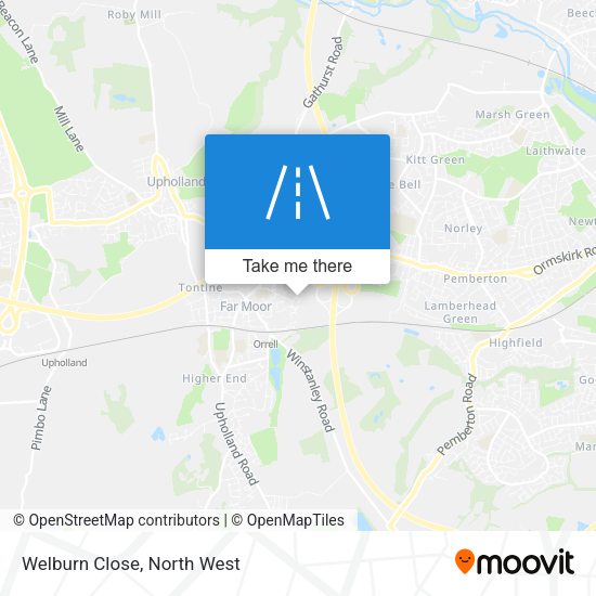 Welburn Close map