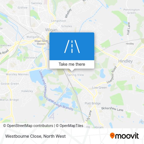 Westbourne Close map