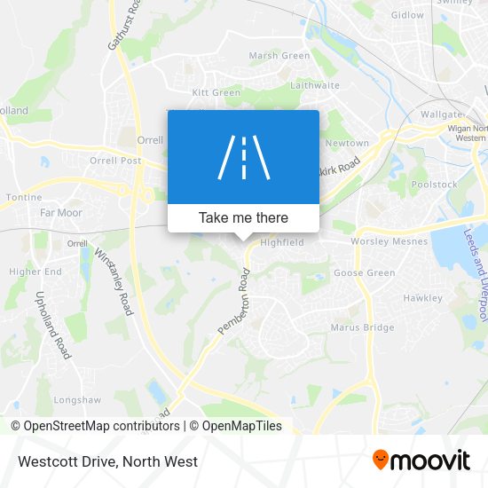 Westcott Drive map