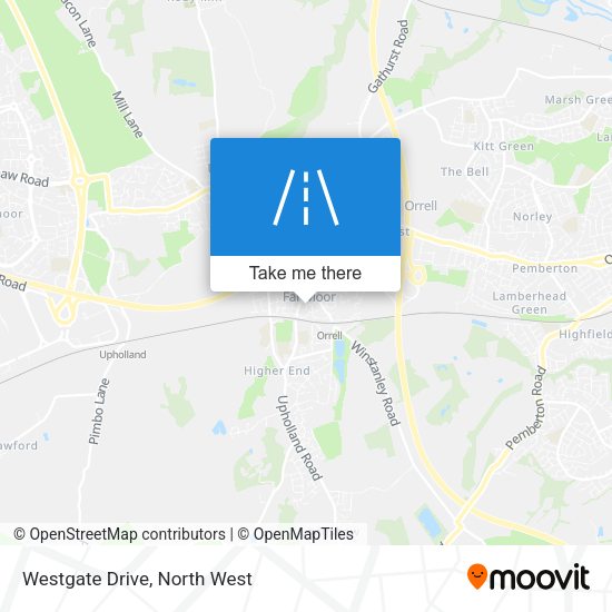 Westgate Drive map
