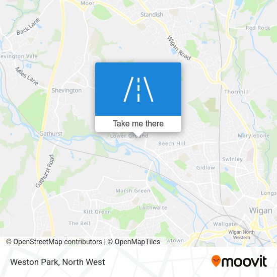 Weston Park map