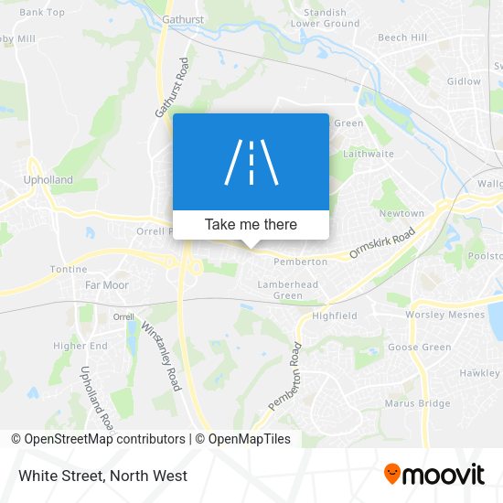 White Street map
