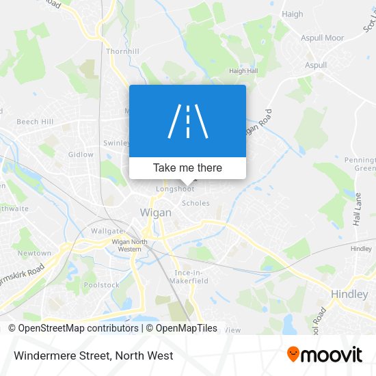 Windermere Street map