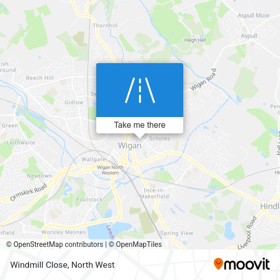 Windmill Close map