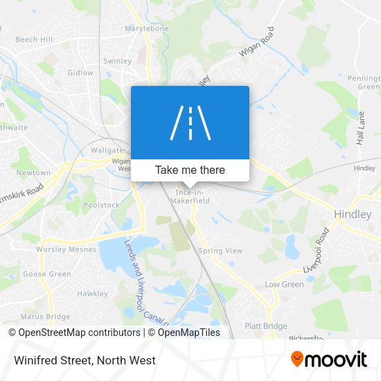 Winifred Street map