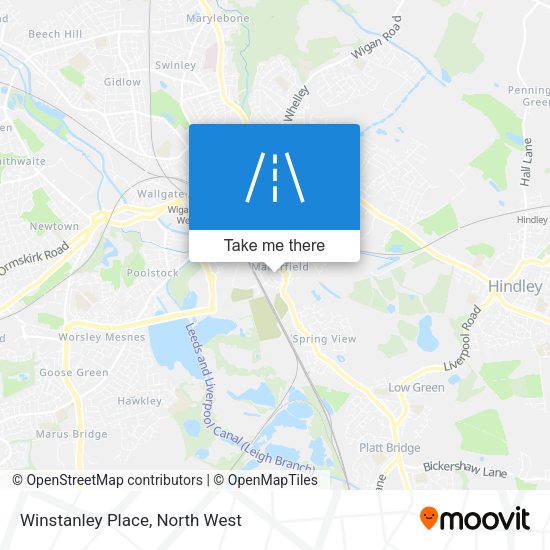 Winstanley Place map