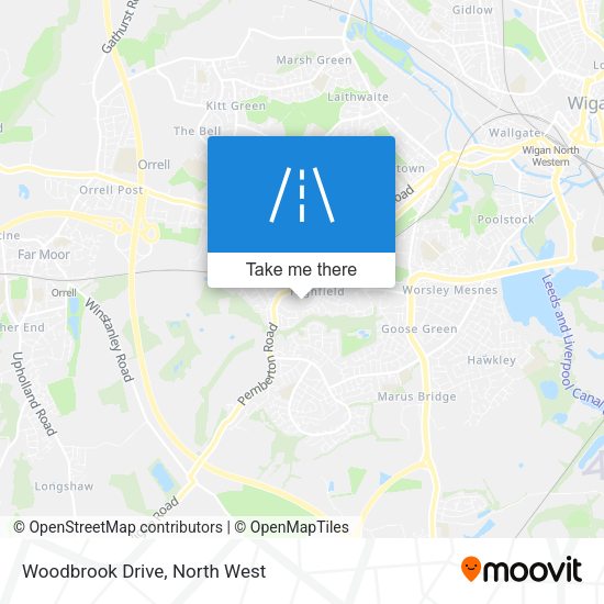 Woodbrook Drive map