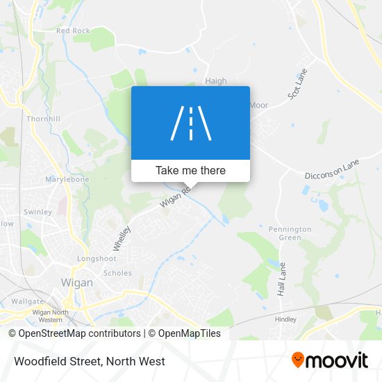 Woodfield Street map