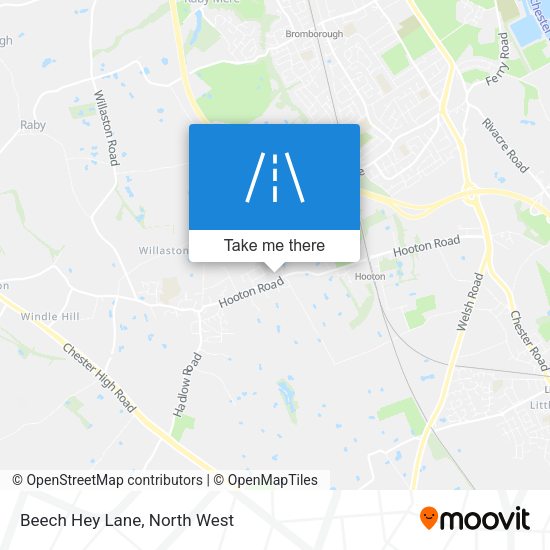 Beech Hey Lane map
