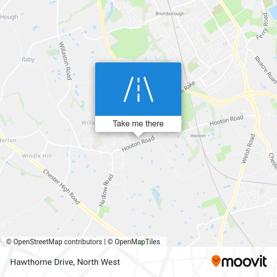 Hawthorne Drive map