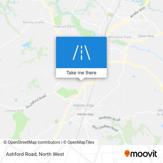 Ashford Road map