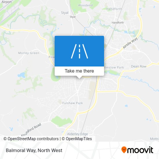 Balmoral Way map
