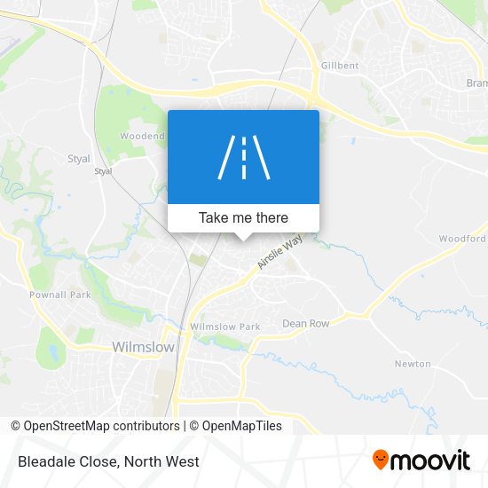Bleadale Close map
