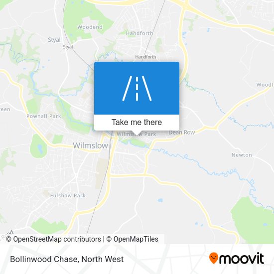 Bollinwood Chase map