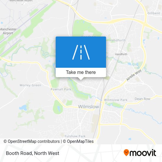 Booth Road map