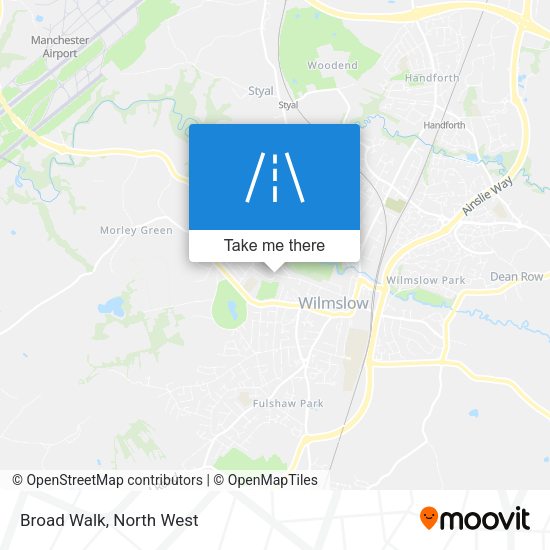 Broad Walk map