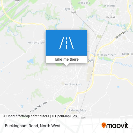 Buckingham Road map