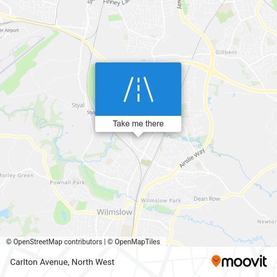 Carlton Avenue map