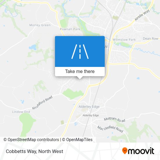 Cobbetts Way map