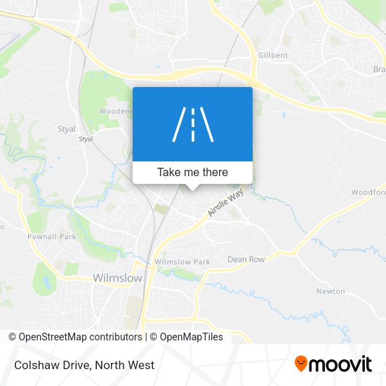 Colshaw Drive map